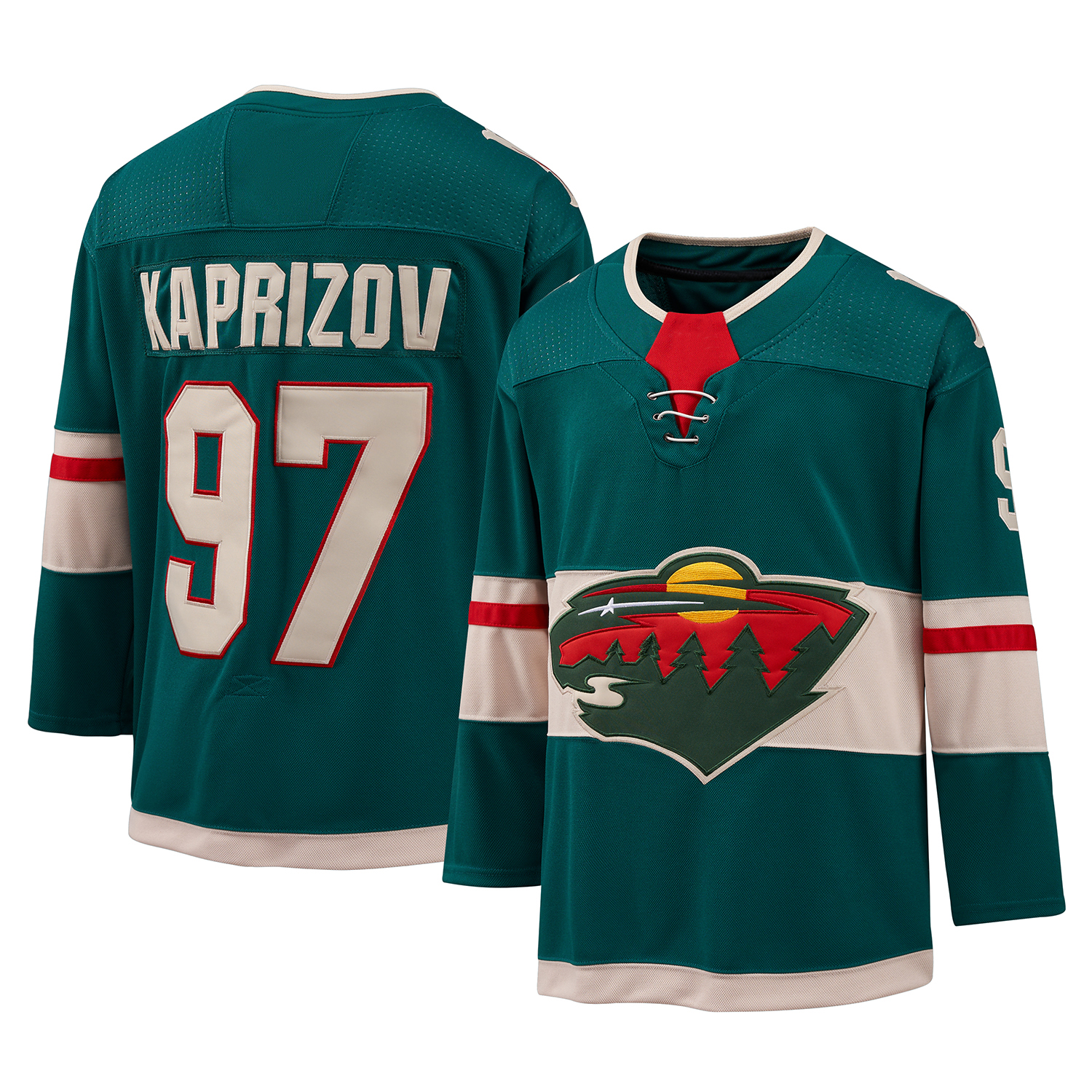 Minnesota Wild 97 Kapriza Top Quality Ice Hockey Jersey