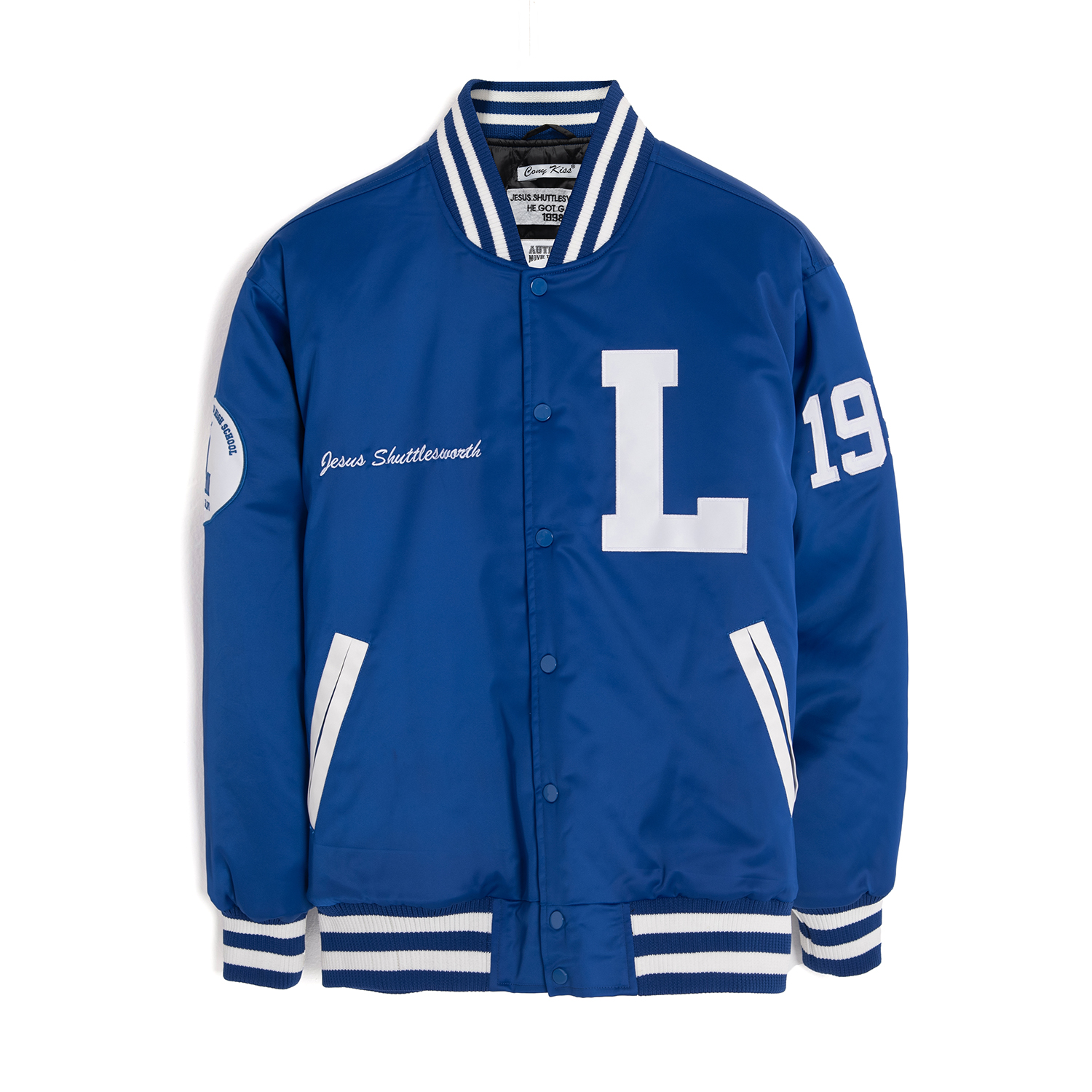 Wholesale Custom Satin College Teams Baseball Jacket