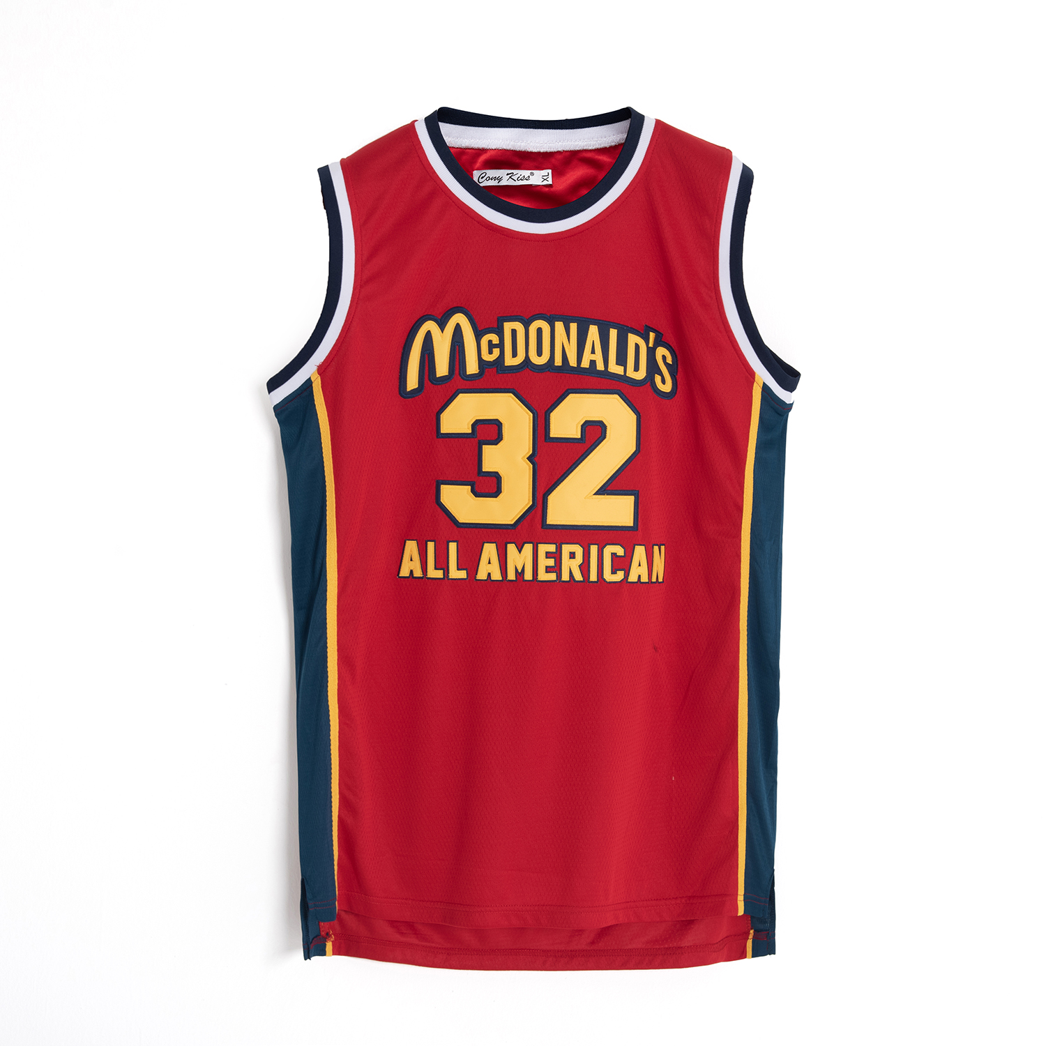 Custom Hillman College 9# Wayne Red Basketball Jerseys